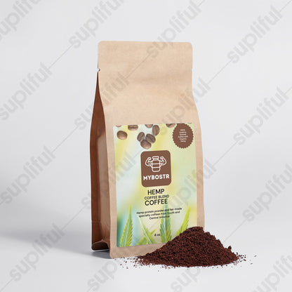 Hemp Coffee Blend - 100% Arabica Ground Coffee - Medium Roast 4oz